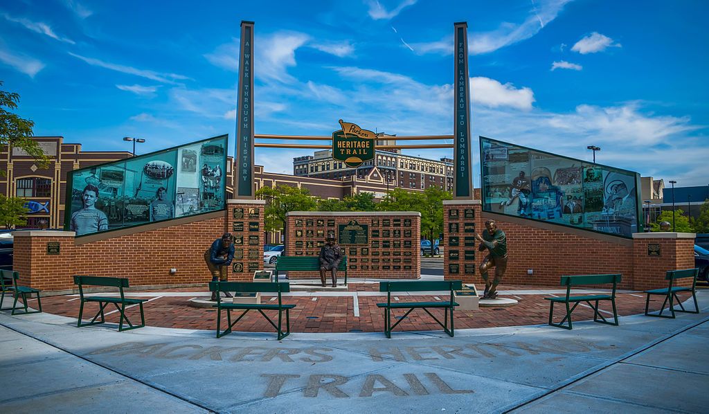 View of the Packers Heritage Trail