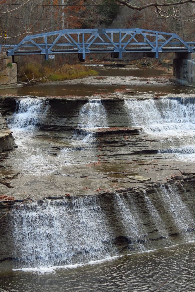 Closer view of Paine Falls Park