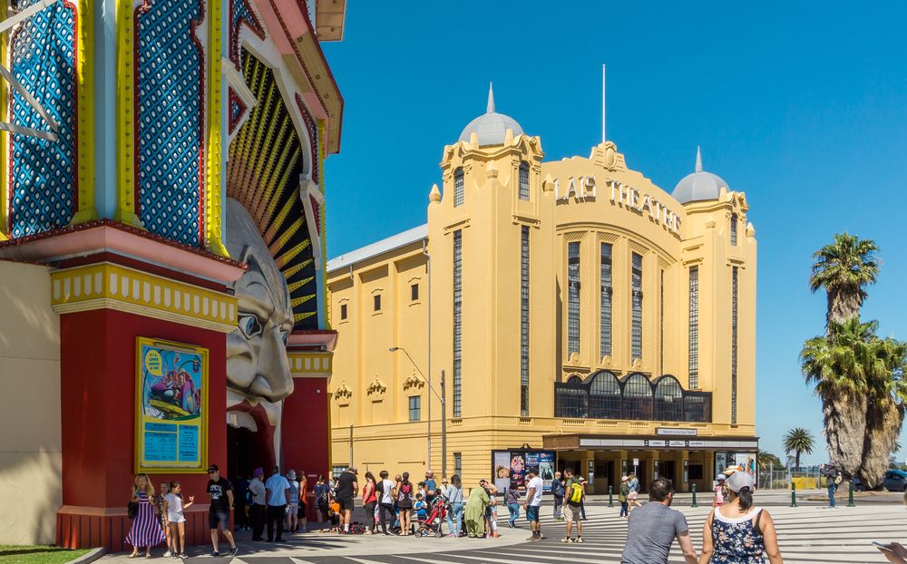 Exterior of the Palais Theatre