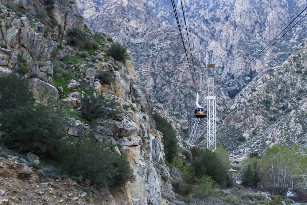 Daytime view of Palm Springs Aerial Tramway