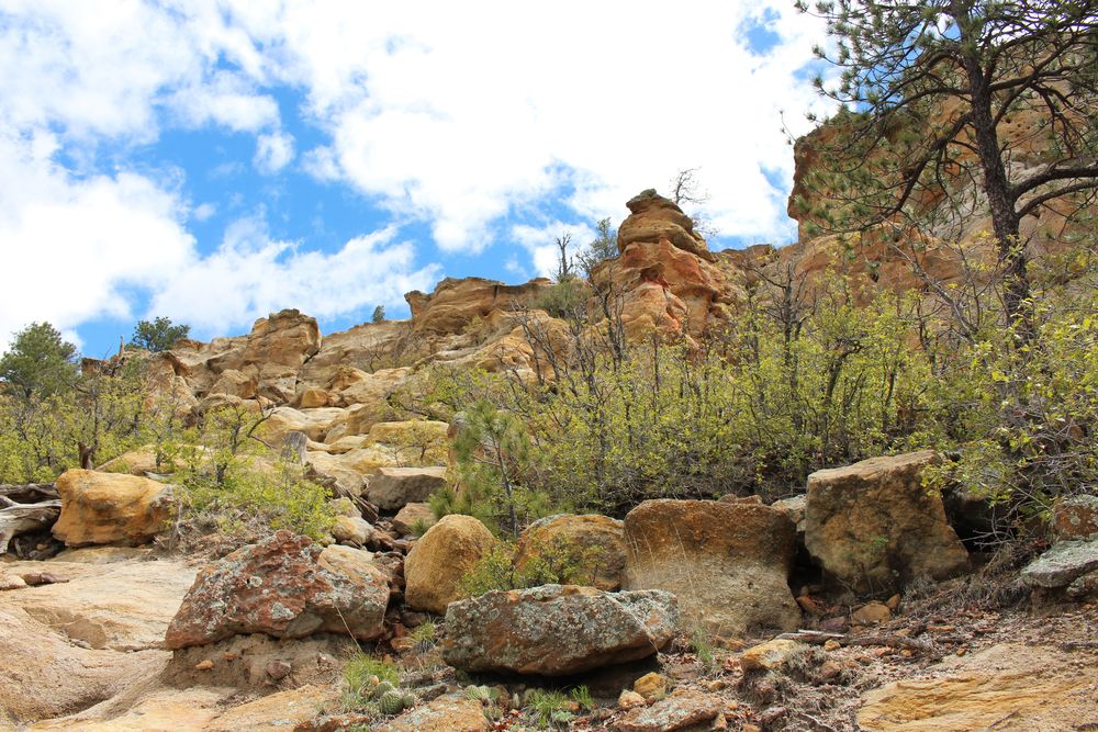 Rock formations at Palmer Park
