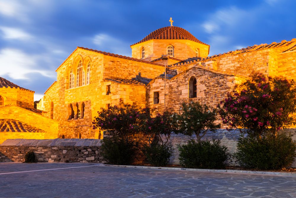 Exterior of Panagia Ekatontapiliani