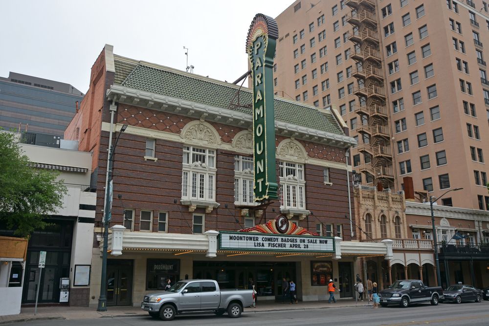 Exterior view of Paramount Theatre