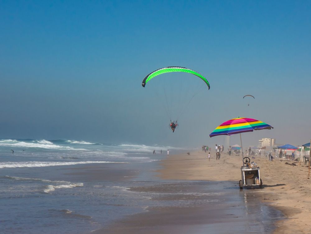 Paragliding in Rosarito Beach