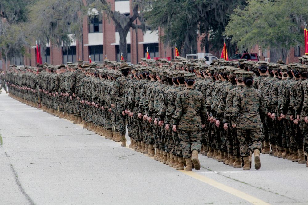 Parade at Parris Island