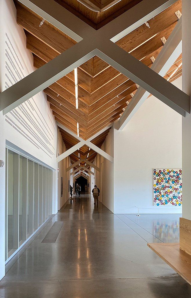 Interior view of the Parrish Art Museum