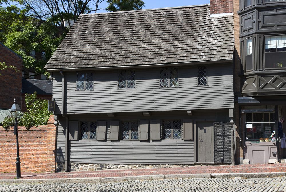Exterior view of Paul Revere House