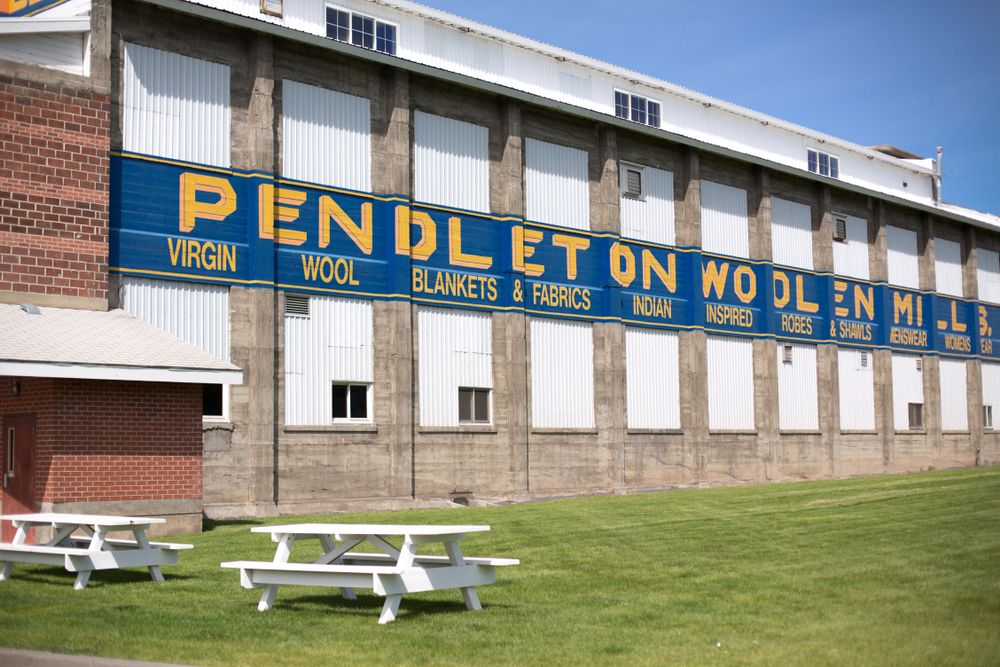 Exterior of Pendleton Woolen Mills