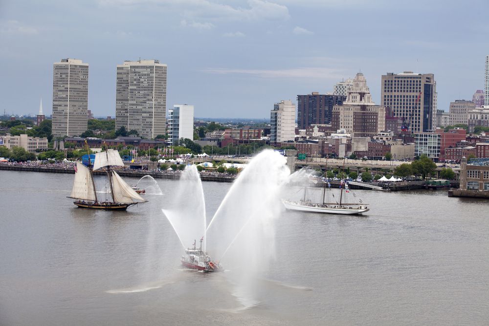 Parade of Sails at Penn's Landing and Delaware River Waterfront