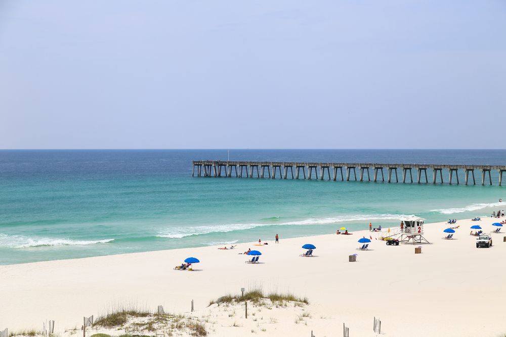 Scenic view of Pensacola Beach