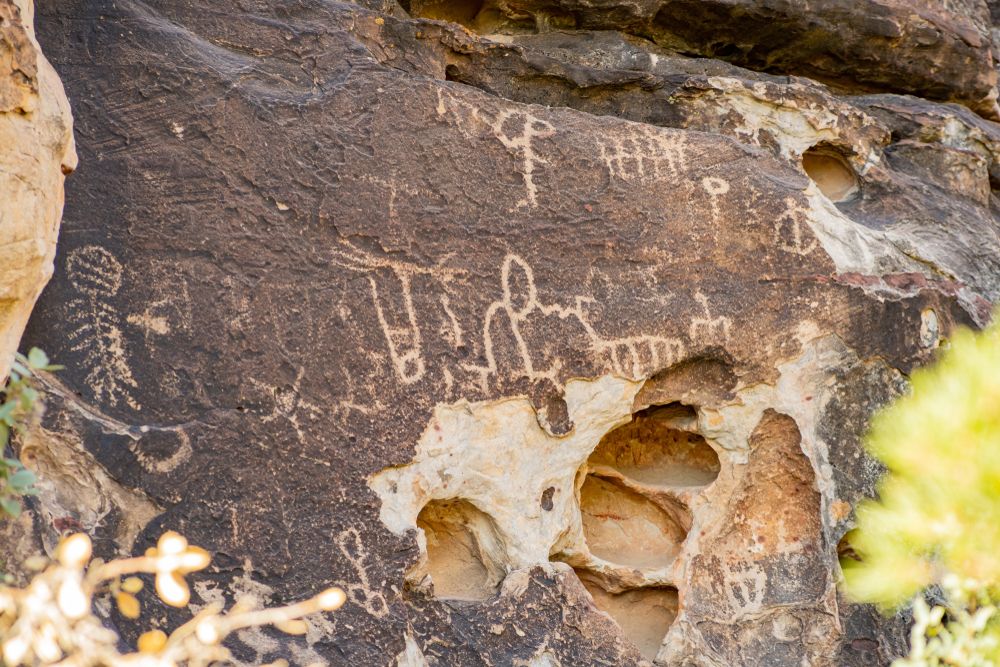 View of Petroglyph Wall Trail