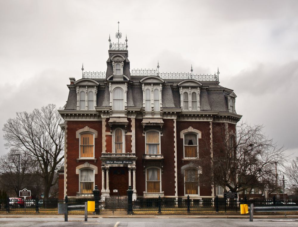 Exterior of Phelps Mansion Museum