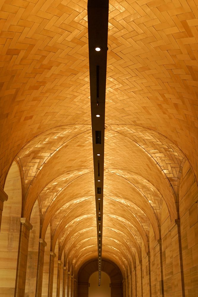 Interior view of Philadelphia Museum of Art