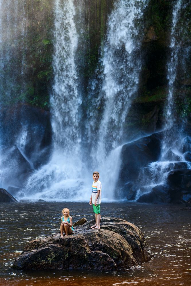 Waterfall at Phnom Kulen National Park
