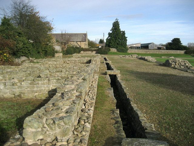 Remains of the Piercebridge Roman Fort