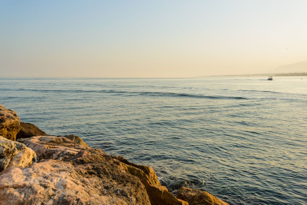 The waters of Playa De La Fontanilla