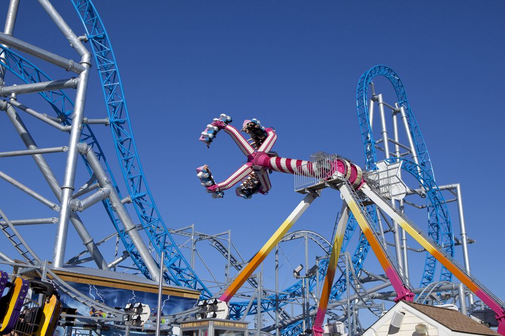 A ride at Playland’s Castaway Cove