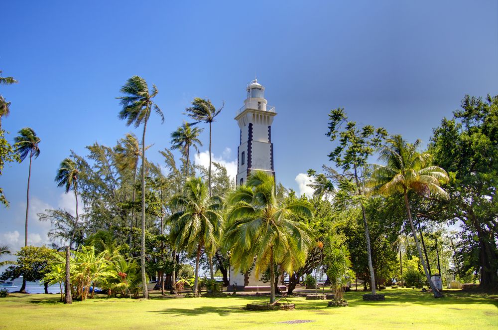 Point Venus with lighthouse in the background