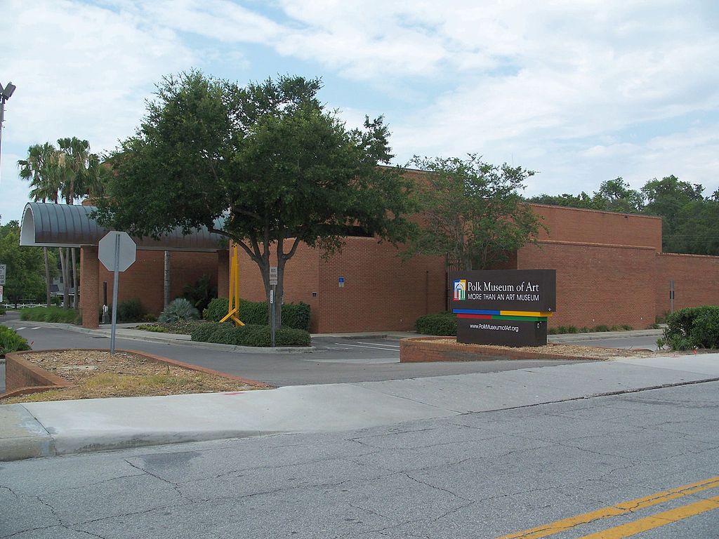 Signage of the Polk Museum of Art