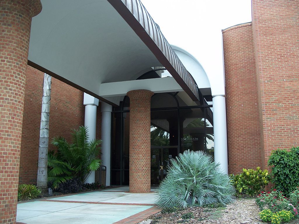 Entryway to Polk Museum of Art