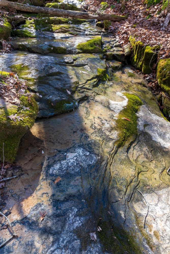Rocks under Pomona Natural Bridge