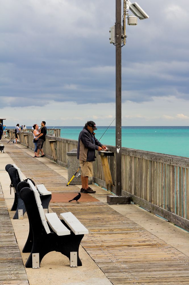 Fishing pier in Pompano Beach