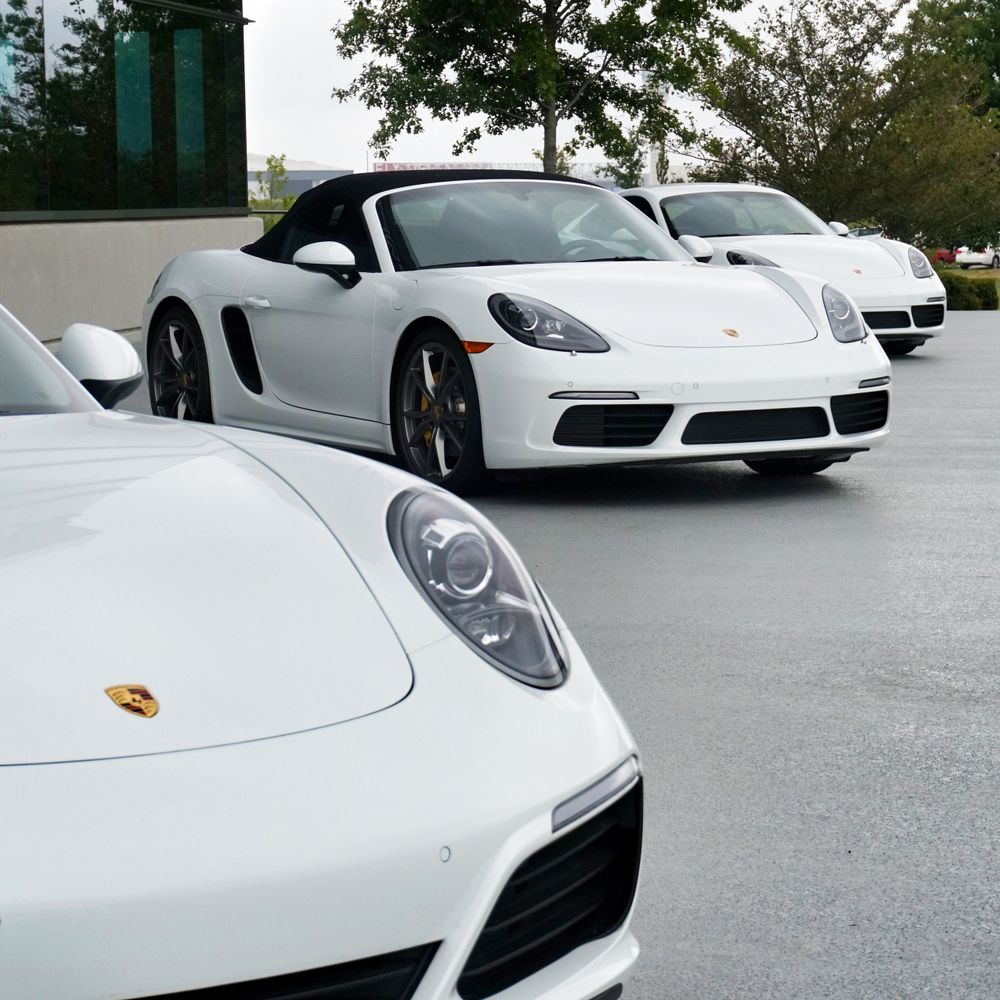 Porche cars at Porsche Experience Center