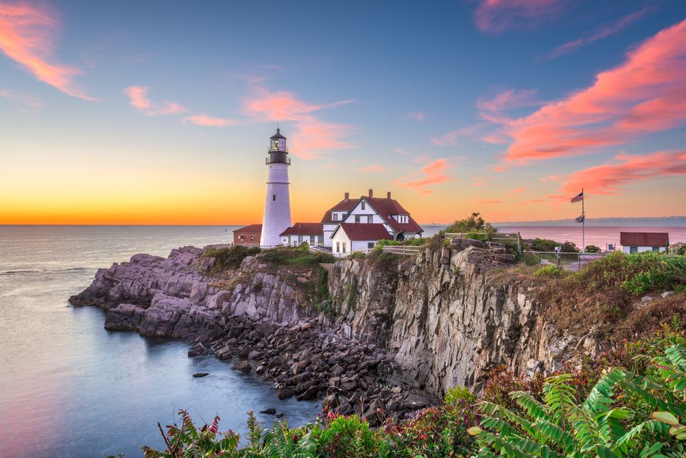Portland Head Light in Maine