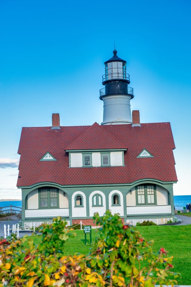Facade of Portland Head Light