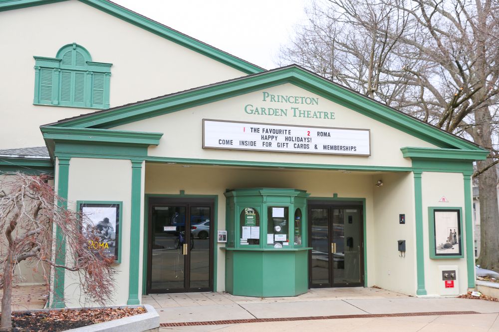 Outside view of Princeton Garden Theater