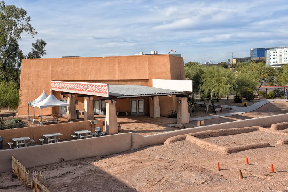 Exterior view of the Pueblo Grande Museum Archaeological Park