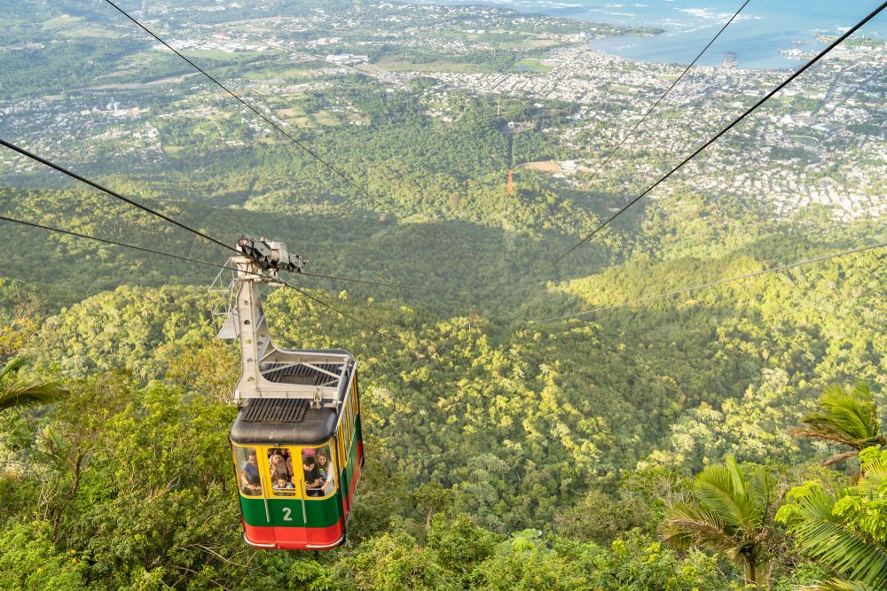 Cable car ride in Puerto Plata