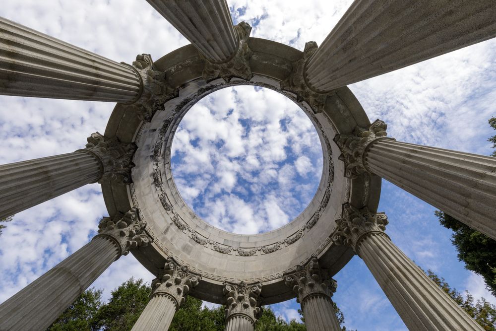 View of the Pulgas Water Temple