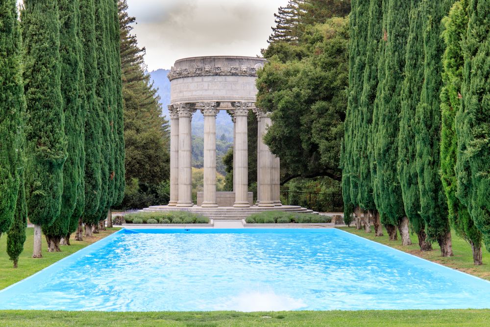 Stunning view of the Pulgas Water Temple