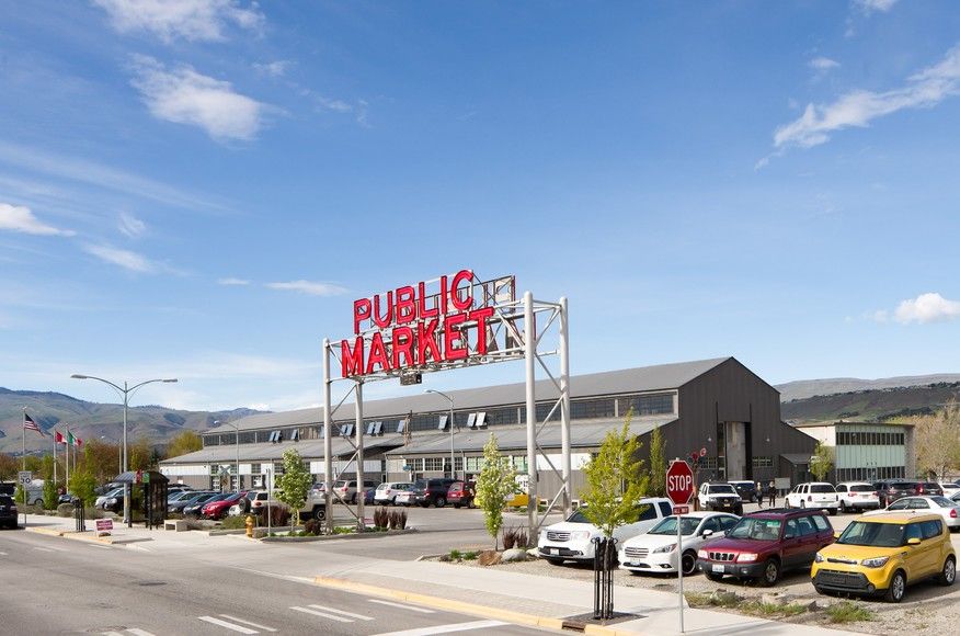 Exterior of Pybus Public Market