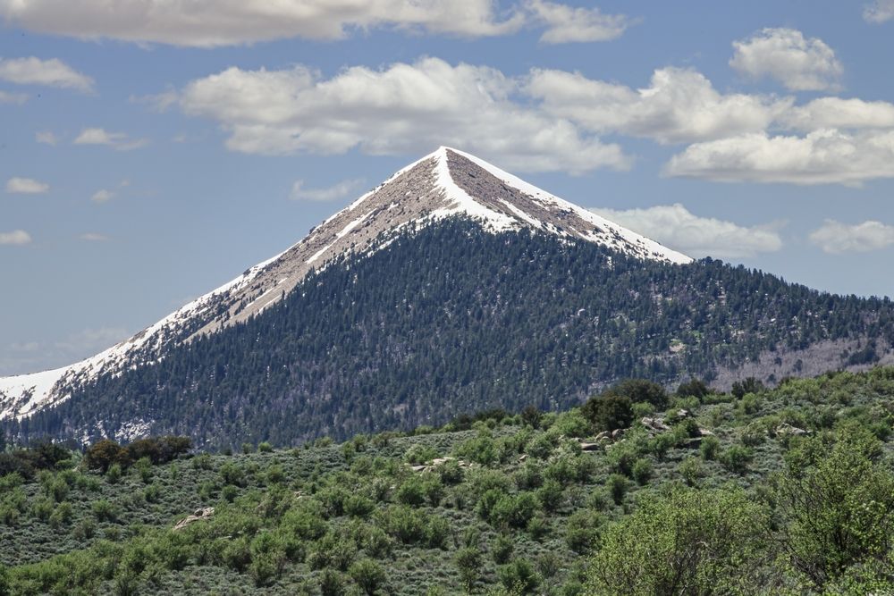 View of the Pyramid Peak
