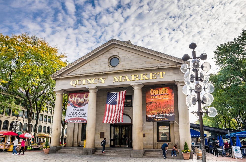 Exterior of Quincy Market