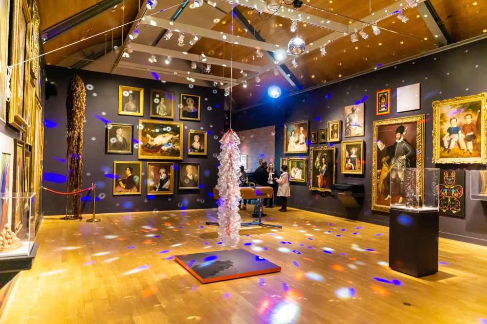 Interior view of RISD Art Museum