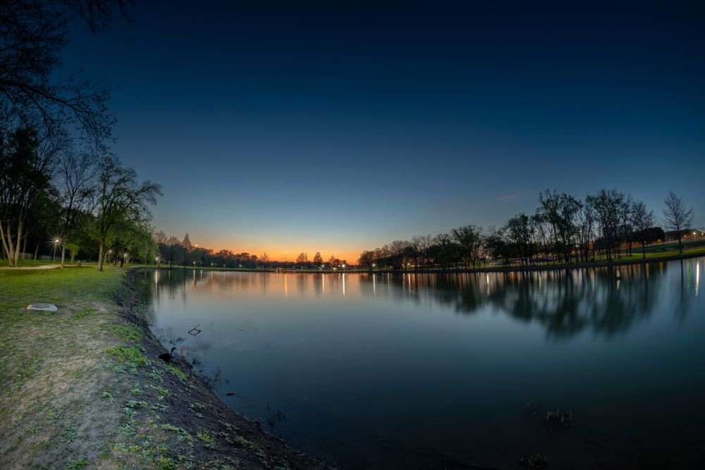 Ray Roberts Lake State Park during twilight