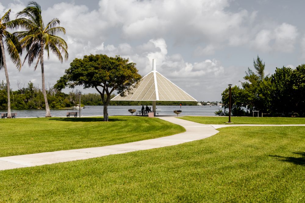 Landscape of Red Reef Park