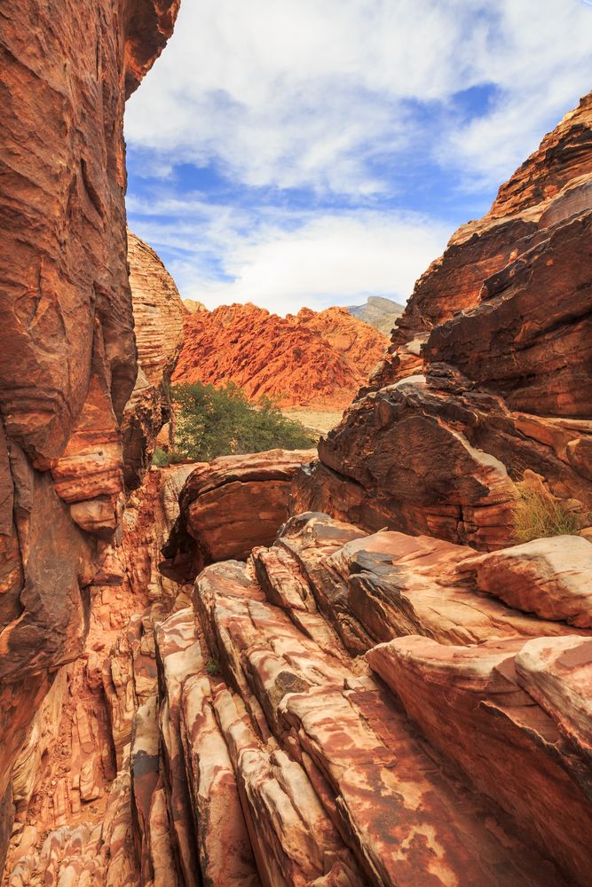 Natural rock formation at Red Rock Canyon National Conservation Area