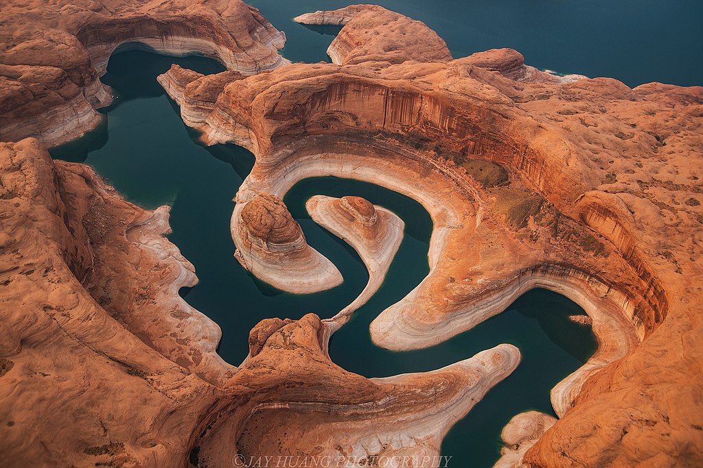 Aerial View of Reflection Canyon