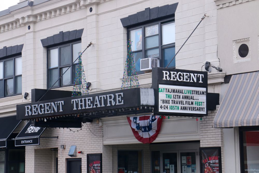 Front view of Regent Theatre