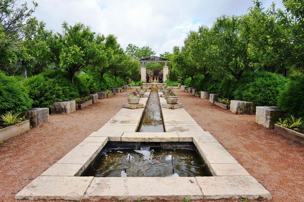 Fountain at Reiman Gardens