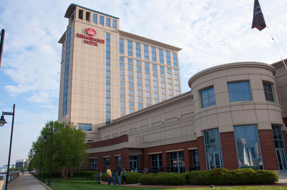 Exterior view of Renaissance Portsmouth-Norfolk Waterfront Hotel