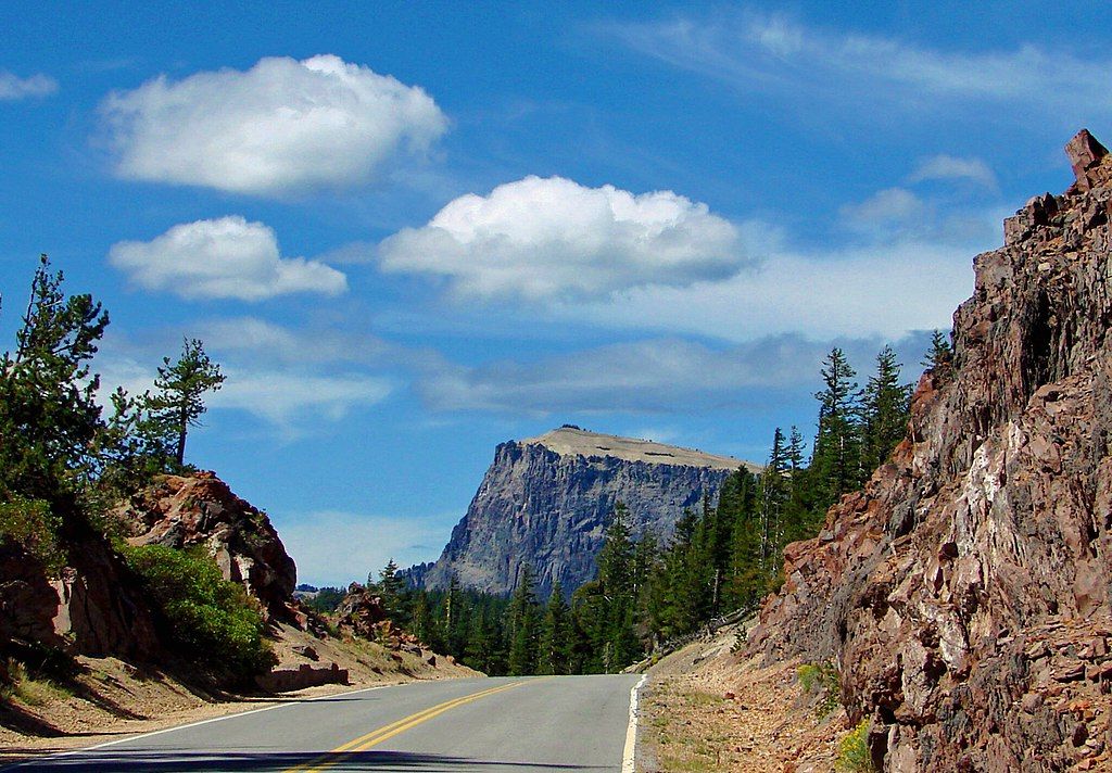Rim Drive at Crater Lake