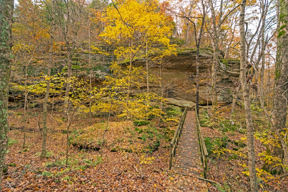 Landscape of Rim Rock National Recreational Trail