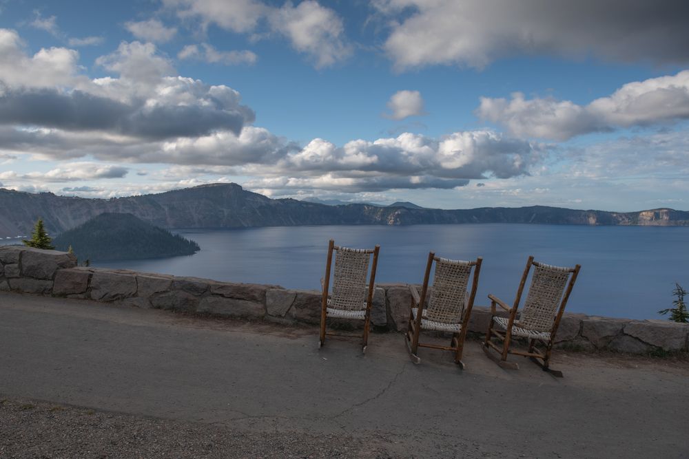 Lounge chair at Rim Village