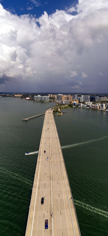 Top view of Ringling Bridge