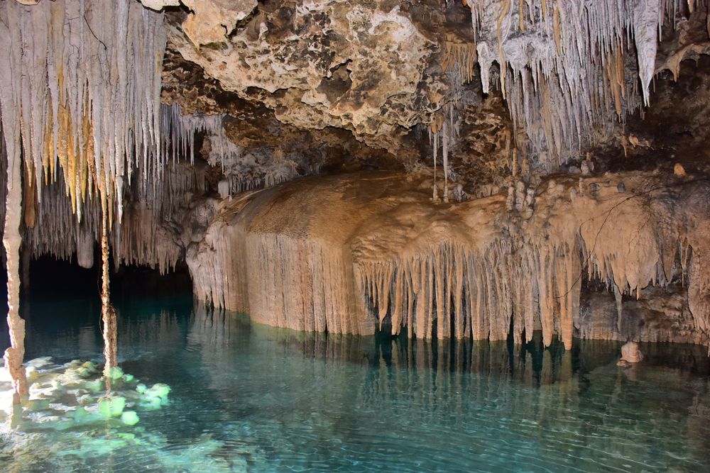 The beautiful Rio Secreto Cavern
